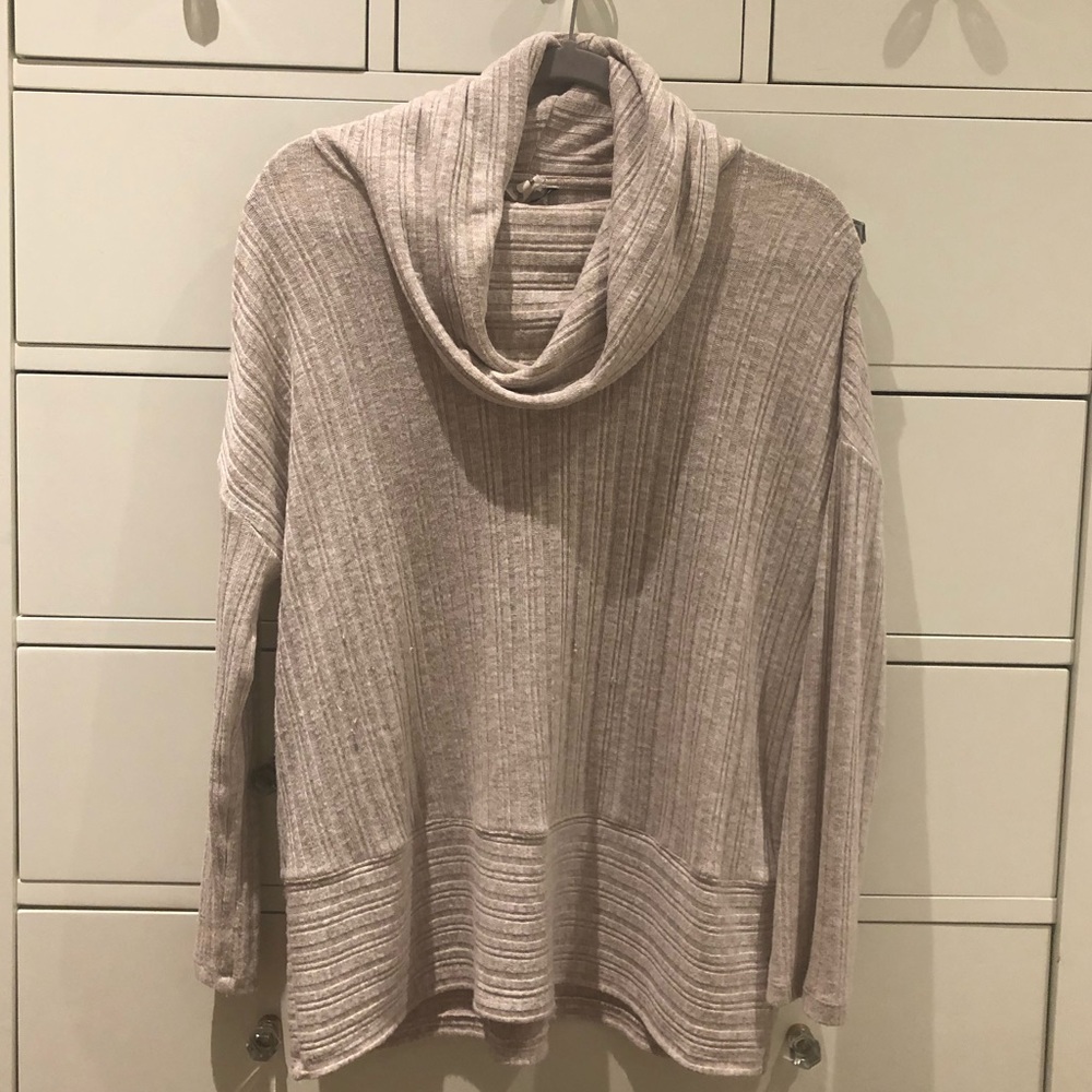 Anthropologie Ribbed Turtleneck Sweater